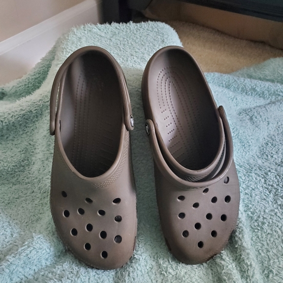 Crocs Brown Unisex Classic Clog sz. 10W - Picture 2 of 8
